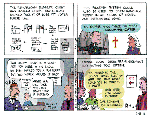 Ted Rall on Monday June 18, 2018 Comic Strip