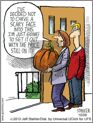 Moderately Confused - Monday October 28, 2013 Comic Strip