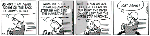 Peanuts on Saturday March 8, 1986 Comic Strip