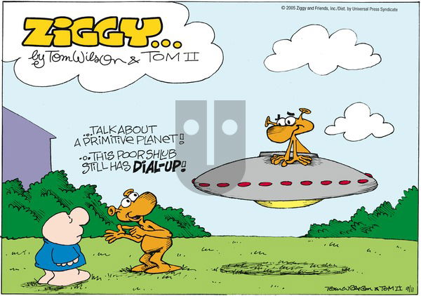 Ziggy on Sunday September 11, 2005 Comic Strip