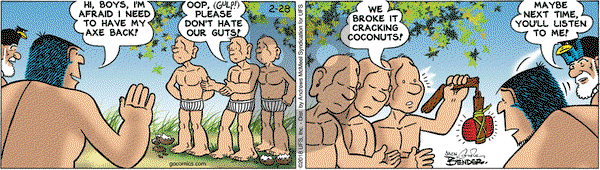 Alley Oop on Wednesday February 28, 2018 Comic Strip