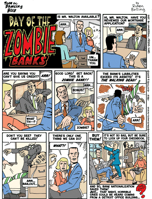 Tom the Dancing Bug on Thursday April 23, 2009 Comic Strip