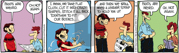 The Buckets on Monday November 28, 2011 Comic Strip