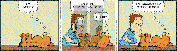 Garfield on Monday August 13, 2018 Comic Strip