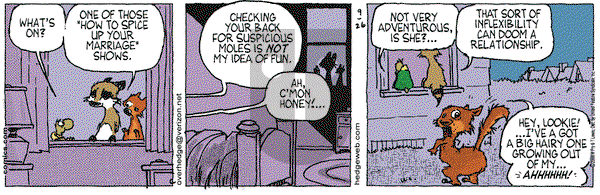 Over the Hedge on Tuesday September 26, 2006 Comic Strip