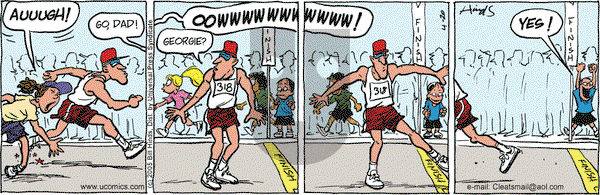 Cleats on Wednesday April 20, 2005 Comic Strip