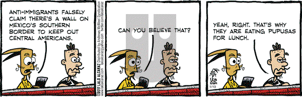 La Cucaracha on Thursday January 19, 2017 Comic Strip