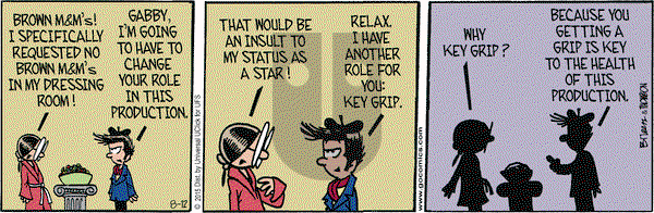 Grand Avenue on Wednesday August 12, 2015 Comic Strip