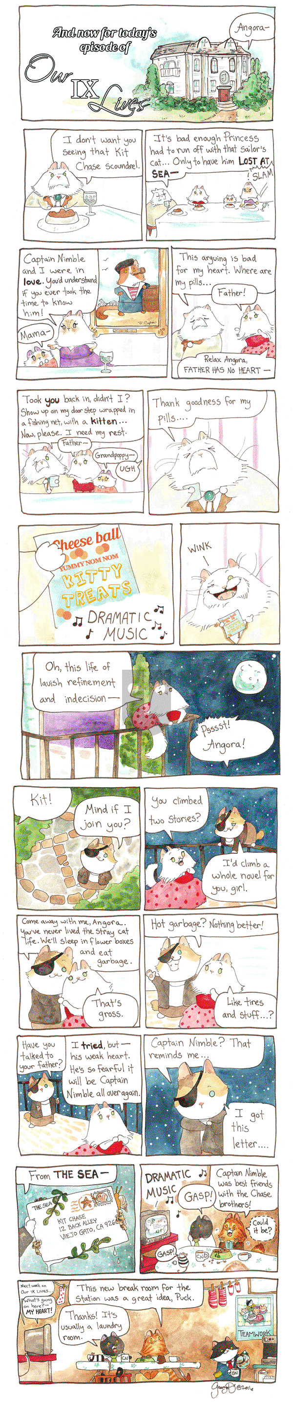 Breaking Cat News on Saturday April 30, 2016 Comic Strip