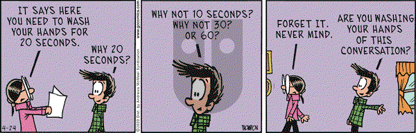 Grand Avenue on Friday April 24, 2020 Comic Strip