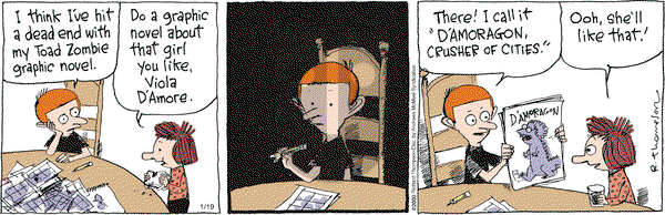 Cul de Sac on Saturday January 19, 2019 Comic Strip
