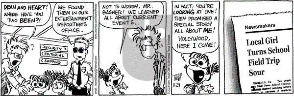 Heart of the City - Saturday November 29, 2003 Comic Strip