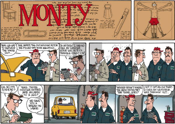 Monty on Sunday January 12, 2014 Comic Strip