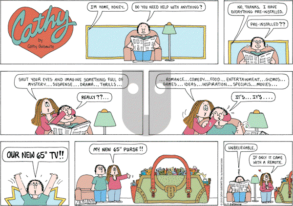 Cathy Classics - Sunday June 13, 2010 Comic Strip