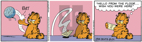 Garfield on Tuesday August 24, 2004 Comic Strip