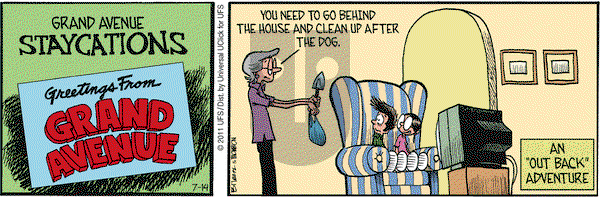 Grand Avenue on Thursday July 14, 2011 Comic Strip