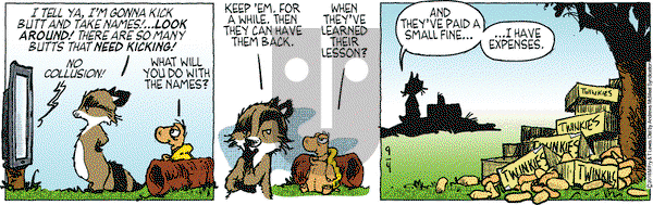 Over the Hedge on Tuesday September 4, 2018 Comic Strip