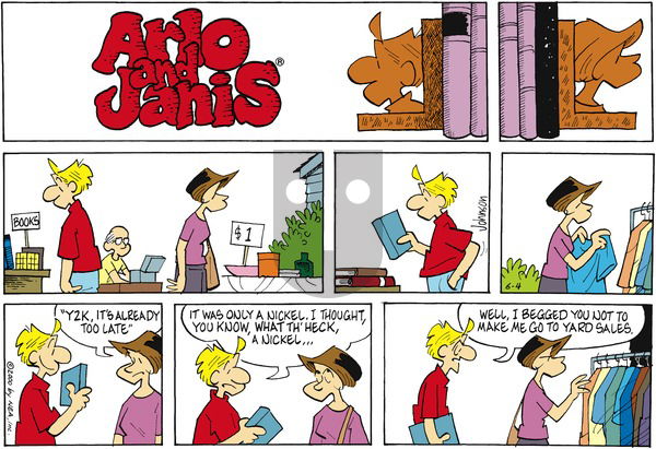 Arlo and Janis on Sunday June 4, 2000 Comic Strip