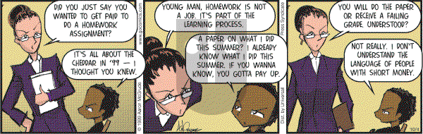 The Boondocks on Wednesday October 4, 2006 Comic Strip