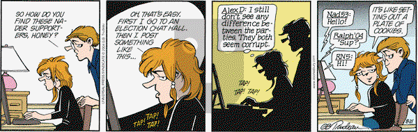 Doonesbury on Monday April 11, 2005 Comic Strip