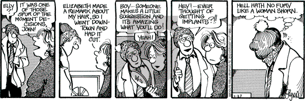 For Better or For Worse on Saturday January 27, 1996 Comic Strip
