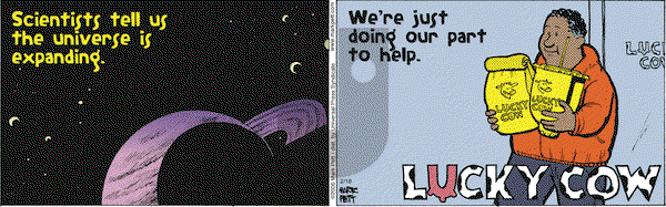 Lucky Cow on Saturday February 18, 2006 Comic Strip