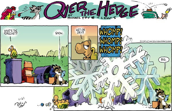 Over the Hedge on Sunday January 21, 2018 Comic Strip