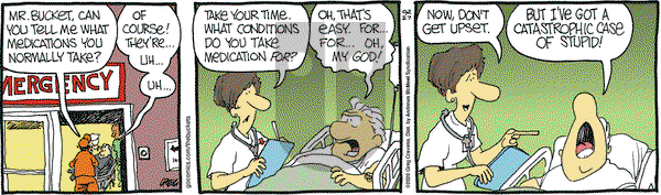 The Buckets on Thursday February 27, 2020 Comic Strip