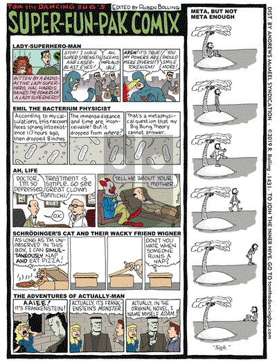 Tom the Dancing Bug on Monday March 25, 2019 Comic Strip