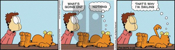 Garfield on Monday September 28, 2015 Comic Strip