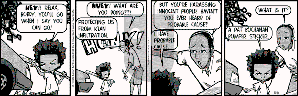 The Boondocks on Monday December 9, 2013 Comic Strip