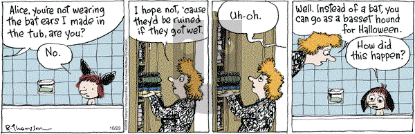 Cul de Sac on Tuesday October 23, 2018 Comic Strip