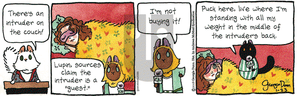 Breaking Cat News on Tuesday January 23, 2018 Comic Strip