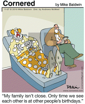 Cornered on Wednesday November 27, 2019 Comic Strip