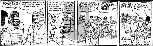 Alley Oop on Thursday January 9, 1969 Comic Strip