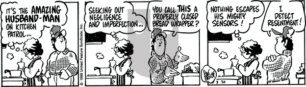 Rose is Rose on Wednesday March 30, 1988 Comic Strip