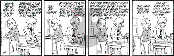 Doonesbury on Friday January 14, 1977 Comic Strip