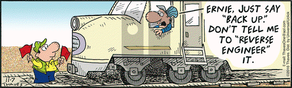 Frank and Ernest on Monday November 7, 2016 Comic Strip