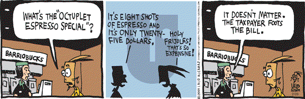 La Cucaracha on Thursday February 26, 2009 Comic Strip