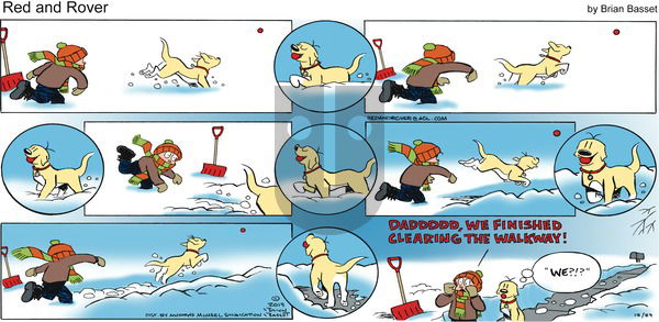 Red and Rover - Sunday December 29, 2019 Comic Strip