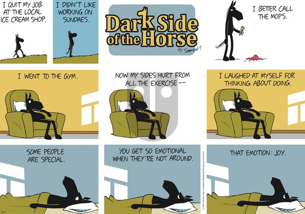 Dark Side of the Horse on Sunday May 11, 2025 Comic Strip