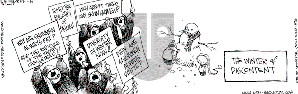 Non Sequitur on Friday January 31, 2003 Comic Strip