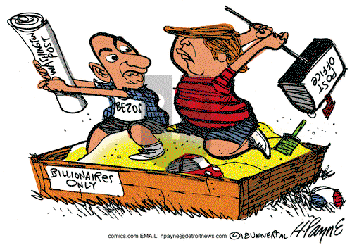 Henry Payne on Wednesday April 4, 2018 Comic Strip