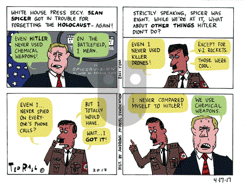 Ted Rall on Monday April 17, 2017 Comic Strip