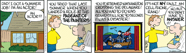 Drabble on Monday July 2, 2012 Comic Strip