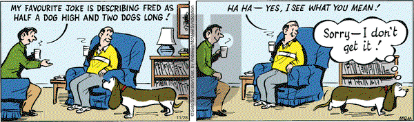 Fred Basset on Saturday November 28, 2020 Comic Strip