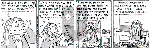 Cathy Classics on Thursday October 19, 1995 Comic Strip