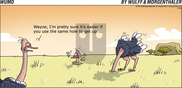 WuMo on Sunday November 29, 2015 Comic Strip