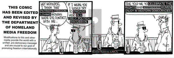 Monty on Monday April 3, 2006 Comic Strip