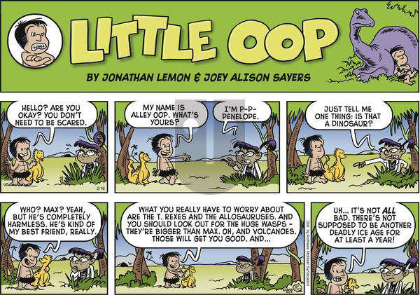Alley Oop on Sunday February 16, 2020 Comic Strip